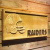 Oakland Raiders Helmet Wood Sign