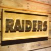 Oakland Raiders Text Wood Sign