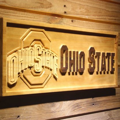 Ohio State Buckeyes Wood Sign neon sign LED