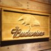 Baltimore Ravens Budweiser Wood Sign