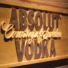 Absolut Vodka Wood Sign