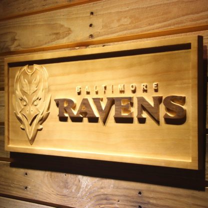 Baltimore Ravens Wood Sign neon sign LED