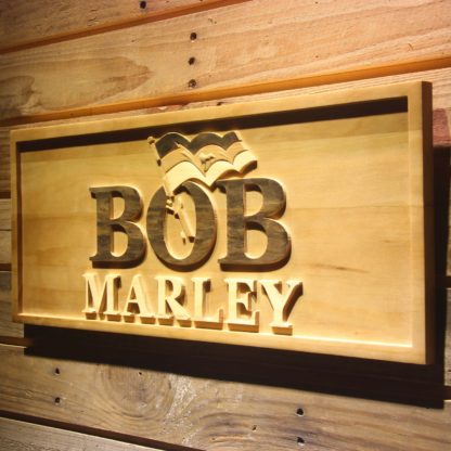 Bob Marley Wood Sign neon sign LED