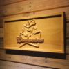 Budweiser Frog Wood Sign