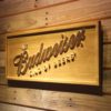Budweiser King of Beers Slanted Wood Sign