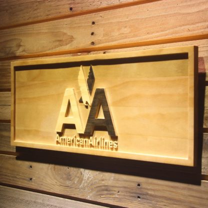 American Airlines Wood Sign neon sign LED