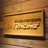 Budweiser Racing Wood Sign