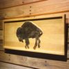 Buffalo Bills 1970-1973 Silhoutte Logo Wood Sign - Legacy Edition