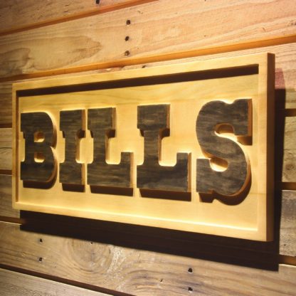 Buffalo Bills 1974-2010 Logo Wood Sign - Legacy Edition neon sign LED