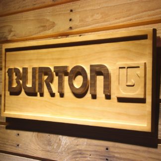 Burton Wood Sign neon sign LED