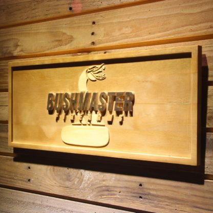 Bushmaster Wood Sign neon sign LED