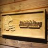 Calgary Stampeders Helmet Wood Sign