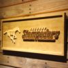 Calgary Stampeders Horse Outline Wood Sign