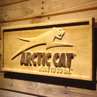 Arctic Cat All Terrain Wood Sign neon sign LED