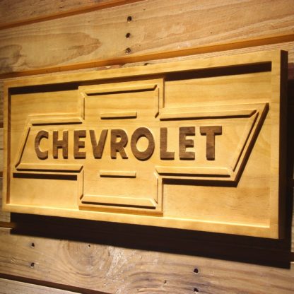 Chevrolet Old Logo Wood Sign neon sign LED