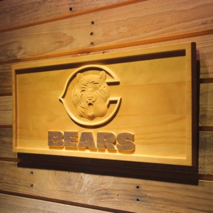 Chicago Bears Bear Wood Sign neon sign LED