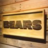 Chicago Bears Text Wood Sign