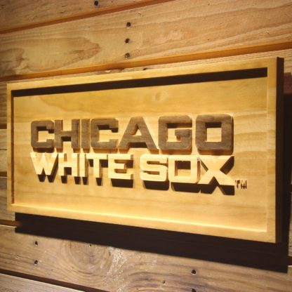 Chicago White Sox 3 Wood Sign neon sign LED