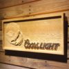 Arizona Cardinals Coors Light Helmet Wood Sign