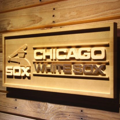 Chicago White Sox 1987-1990 Wood Sign - Legacy Edition neon sign LED