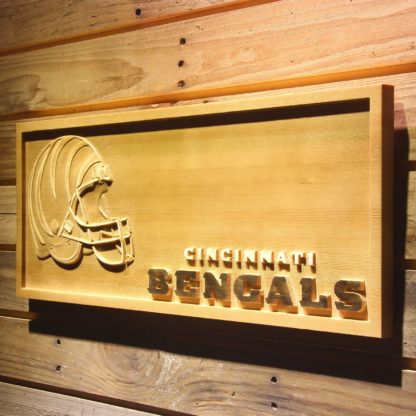 Cincinnati Bengals Helmet Wood Sign neon sign LED