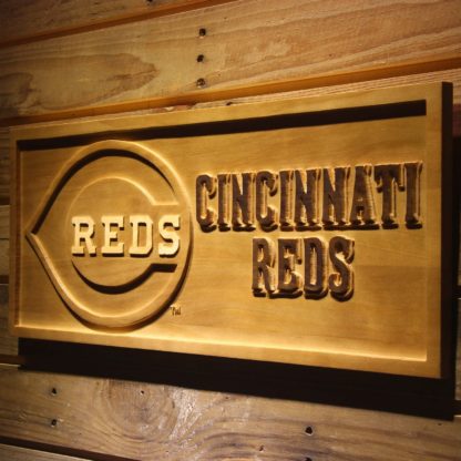 Cincinnati Reds Wood Sign neon sign LED