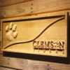 Clemson Tigers Split Wood Sign