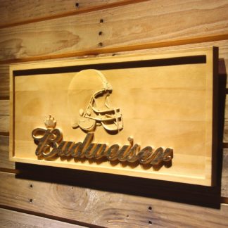Cleveland Browns Budweiser Wood Sign neon sign LED