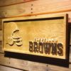 Cleveland Browns Helmet Wood Sign