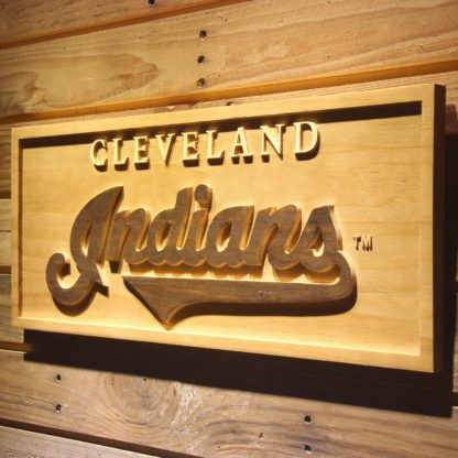 Cleveland Indians 1994-2011 Wood Sign - Legacy Edition neon sign LED