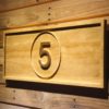 Cleveland Indians Boudreau Memorial Logo Wood Sign - Legacy Edition