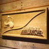 Colorado Avalanche Split Wood Sign
