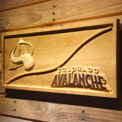 Colorado Avalanche Split Wood Sign neon sign LED