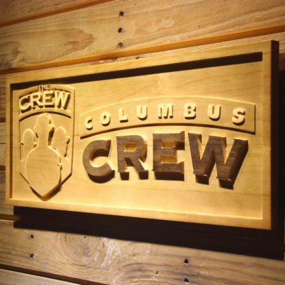 Columbus Crew SC Wood Sign - Legacy Edition neon sign LED