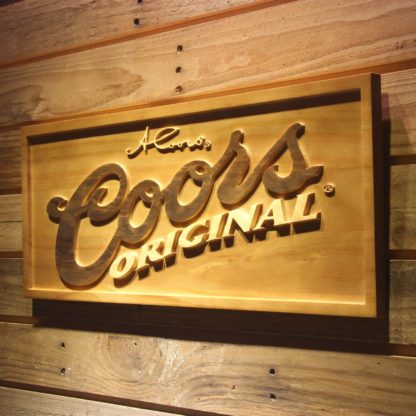 Coors Original Wood Sign neon sign LED