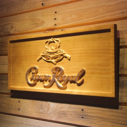 Crown Royal Wood Sign neon sign LED