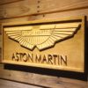 Aston Martin Wood Sign