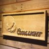 Dallas Cowboys Coors Light Helmet Wood Sign