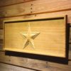 Dallas Cowboys Star Outline Wood Sign