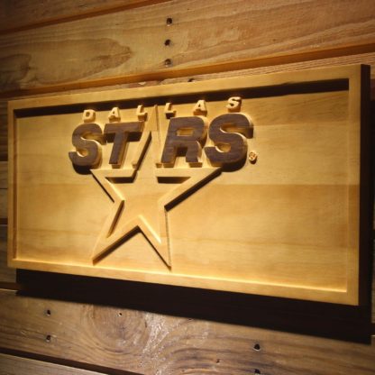 Dallas Stars Wood Sign - Legacy Edition neon sign LED