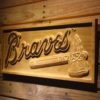 Atlanta Braves Wood Sign