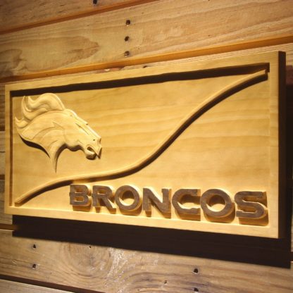 Denver Broncos Split Wood Sign neon sign LED