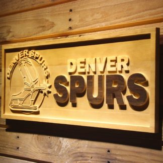 Denver Spurs Wood Sign - Legacy Edition neon sign LED