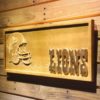 Detroit Lions Helmet Wood Sign