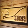 Detroit Lions Split Wood Sign