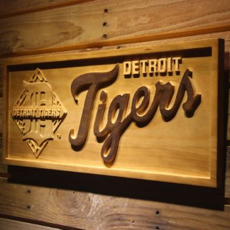 Detroit Tigers Wood Sign - Legacy Edition neon sign LED