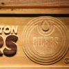 Edmonton Oilers Wood Sign