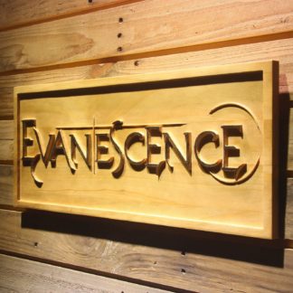Evanescence Wood Sign neon sign LED
