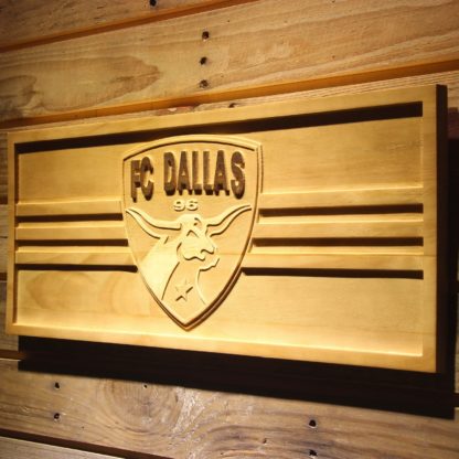 FC Dallas Wood Sign neon sign LED