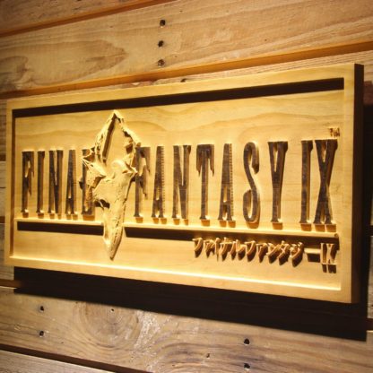 Final Fantasy IX Wood Sign neon sign LED